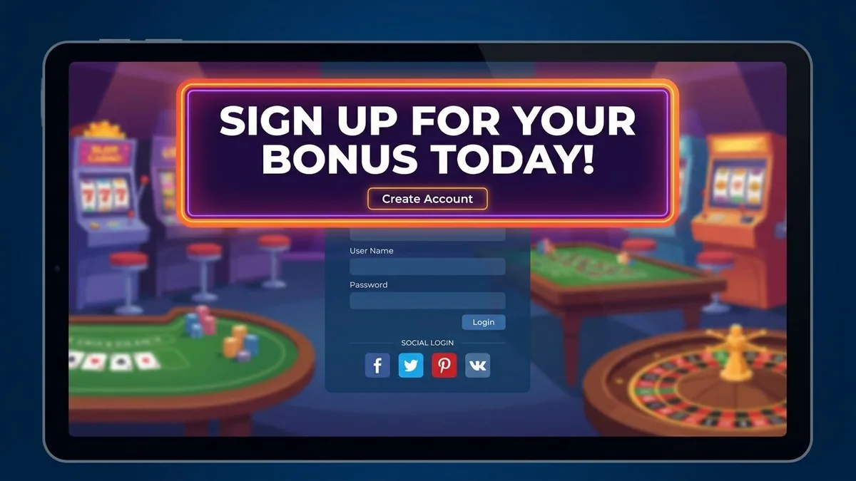 Registrera dig med bonus